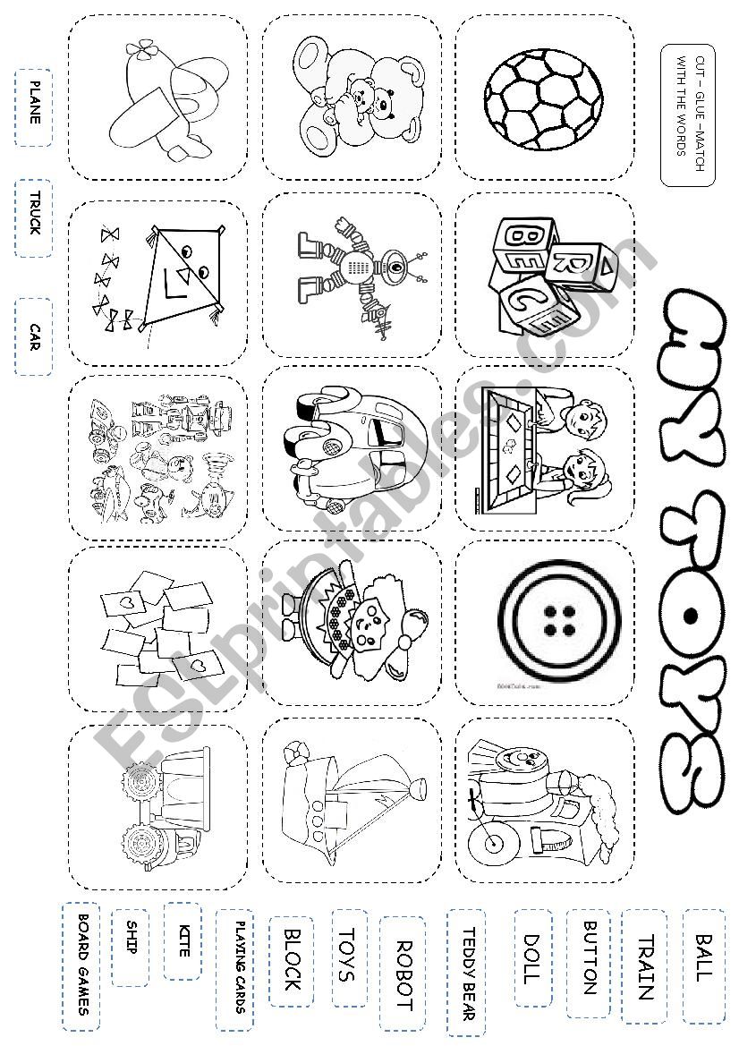 MY TOYS worksheet