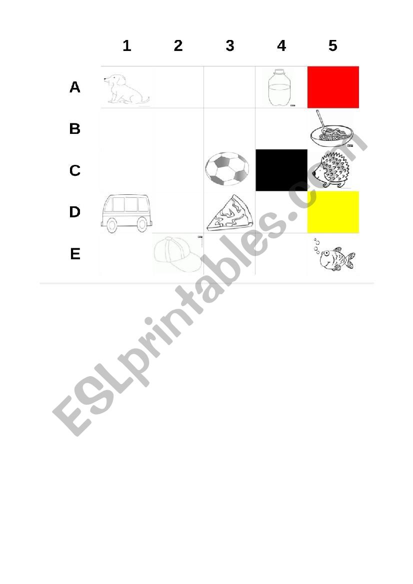 WordsÂ´ Bingo worksheet