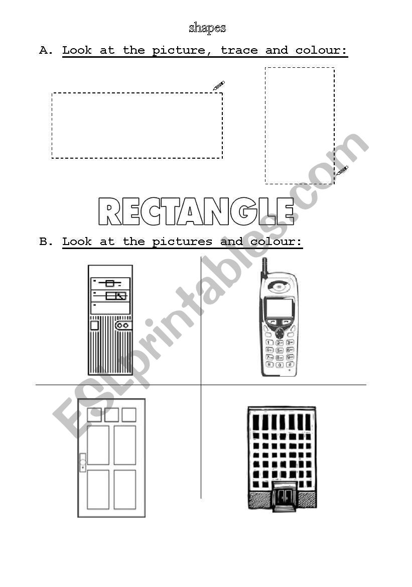 Rectangle worksheet