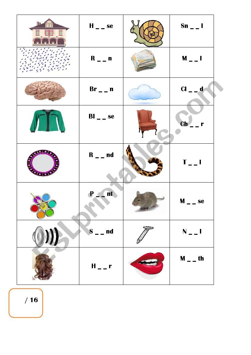 Year 6 KBSR English Sound System ´ai´ and ´ou´ - ESL worksheet by zaralissa