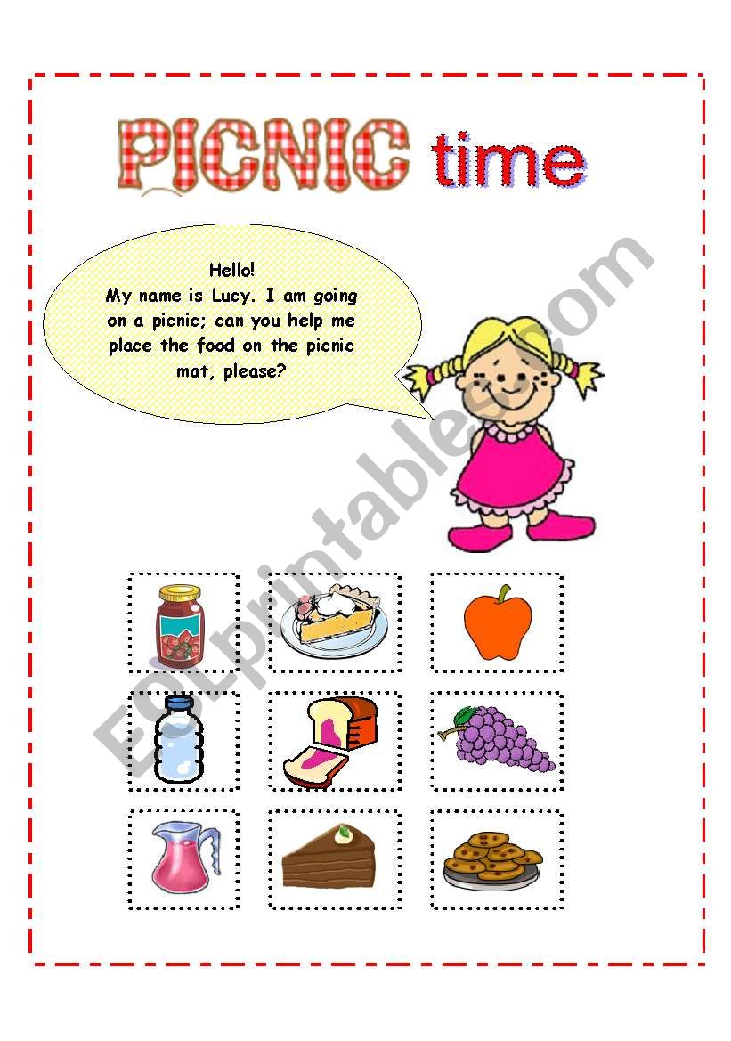 Lucys Picnic / Picnic Time activity 
