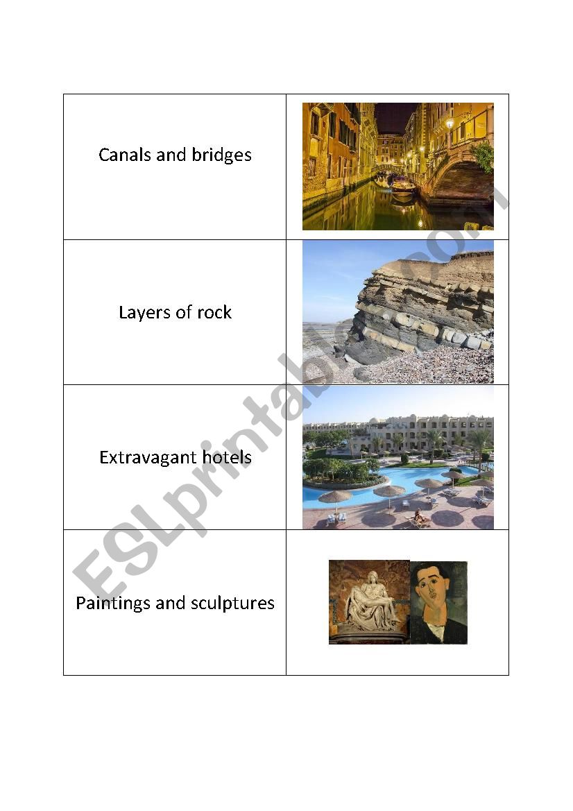 picture vocabulary cards worksheet