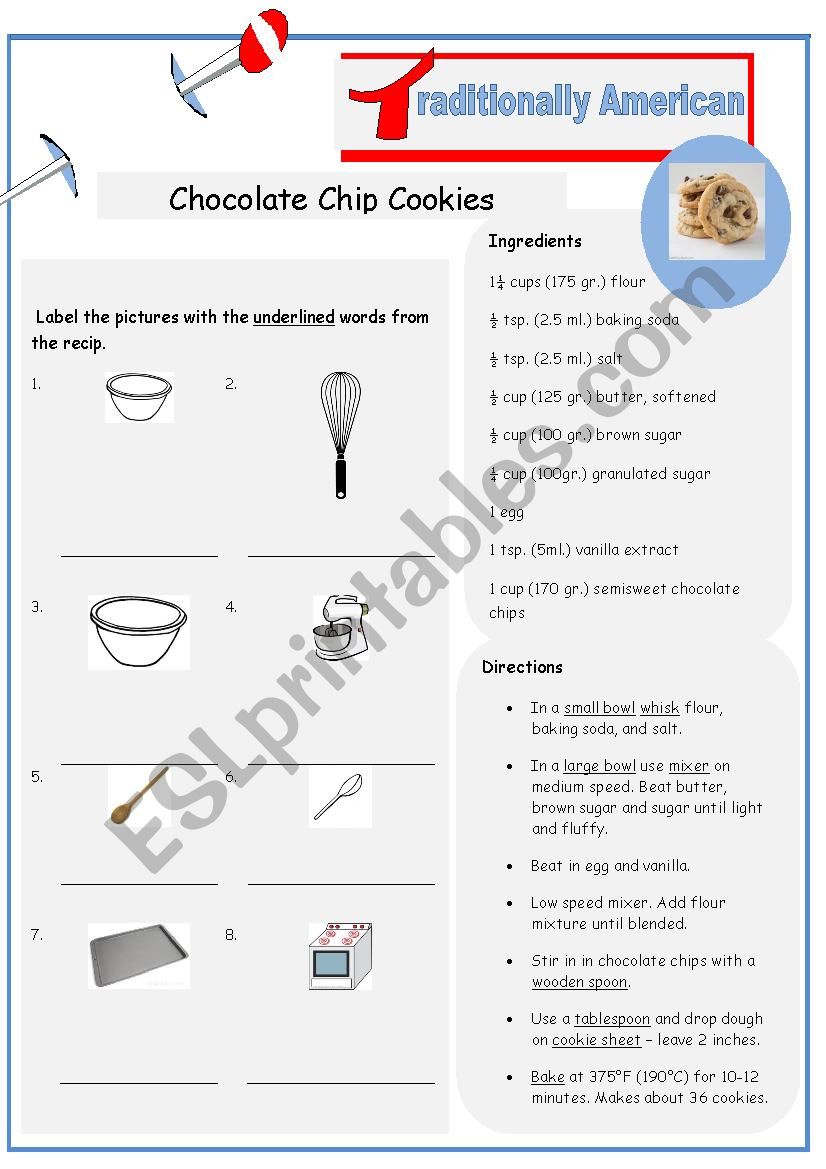 Typically American Chocolate Chip Cookies