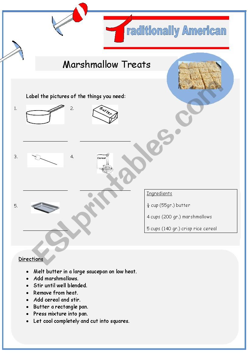 Typically American Marshmallow Treats