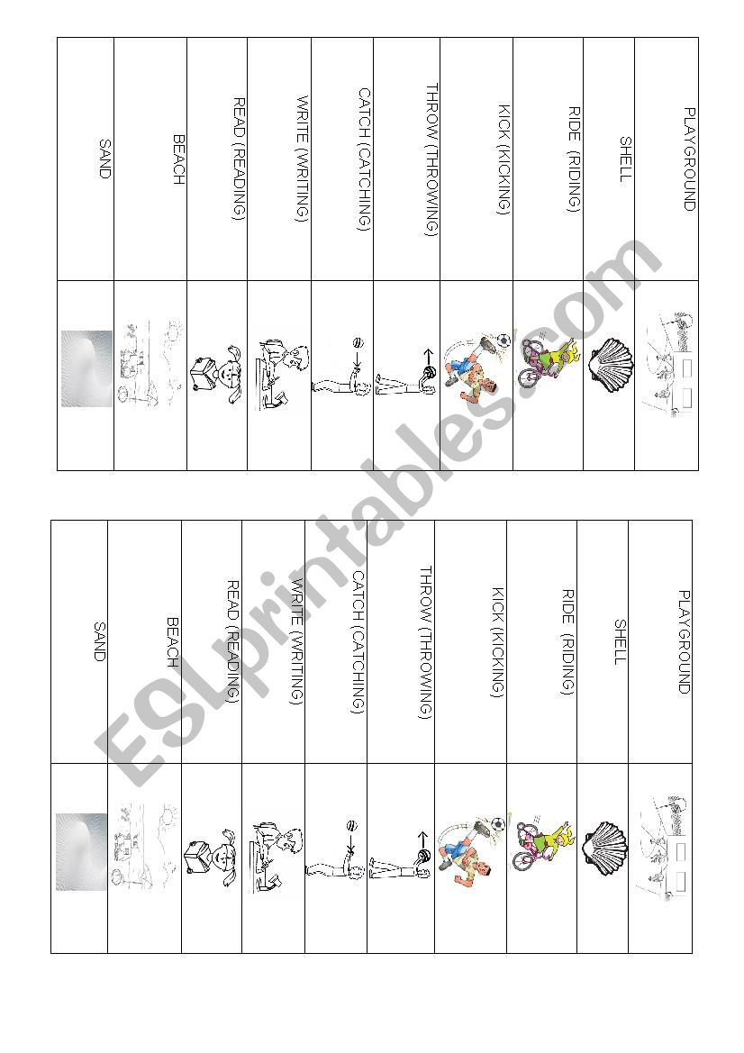 Starters exam ( enviroment and useful verbs)