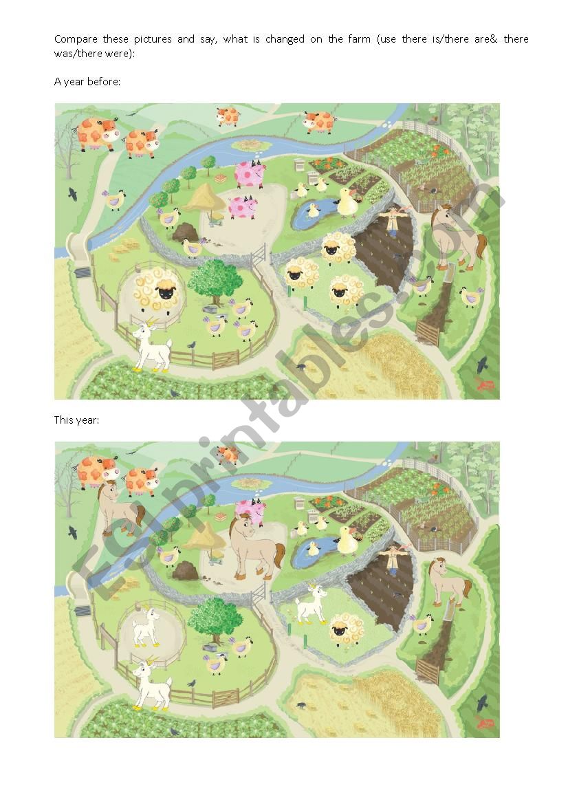 Comparing farms  worksheet