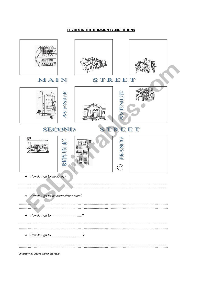 DIRECTIONS worksheet