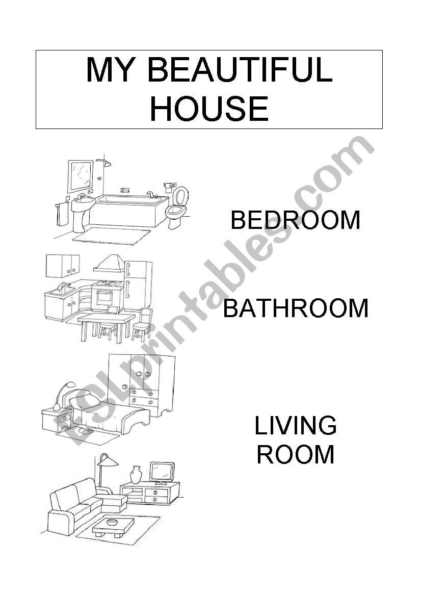 My Beautiful House worksheet