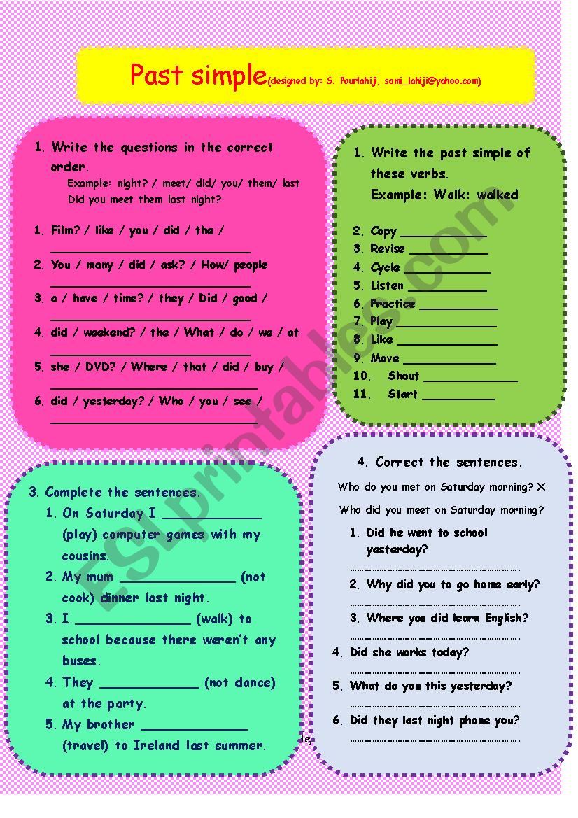 Questions test english. Паст Симпл Worksheets. Past simple вопросы Worksheets. Past simple exercises вопросы. Паст Симпл воркшит.
