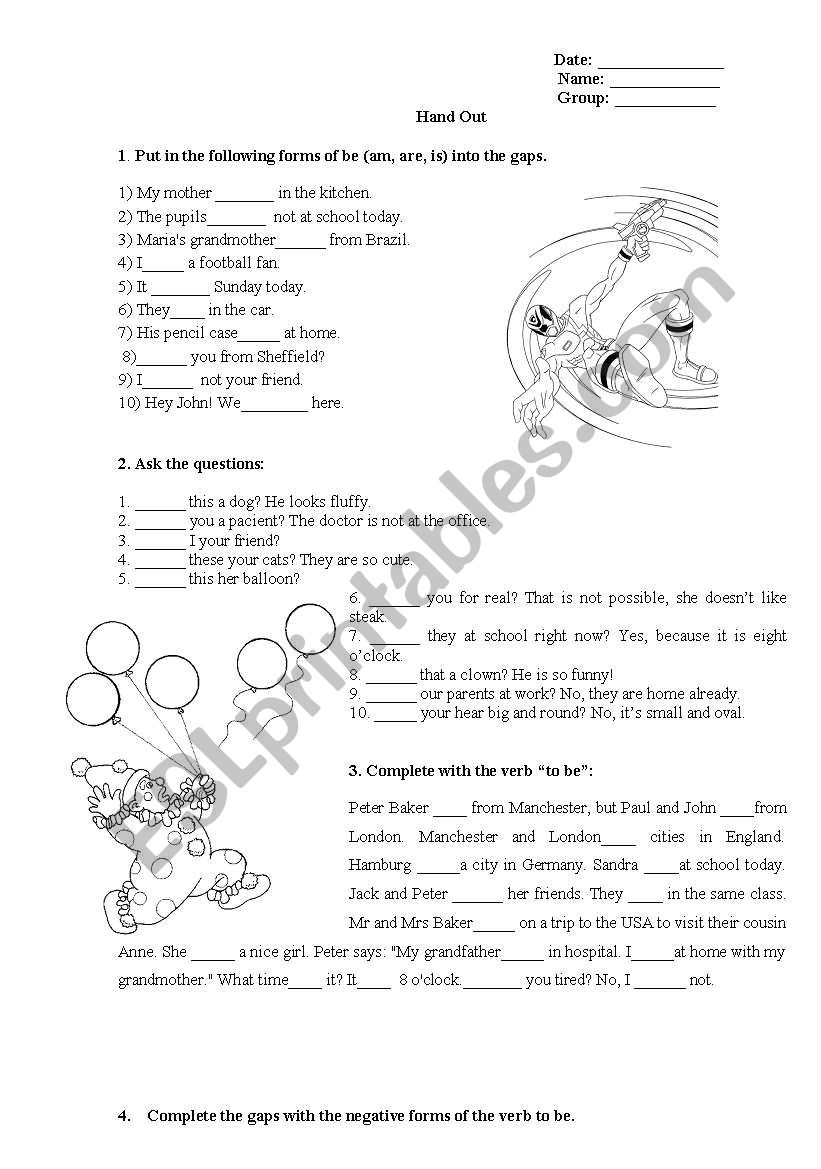 The Verb to be and a little bit of do