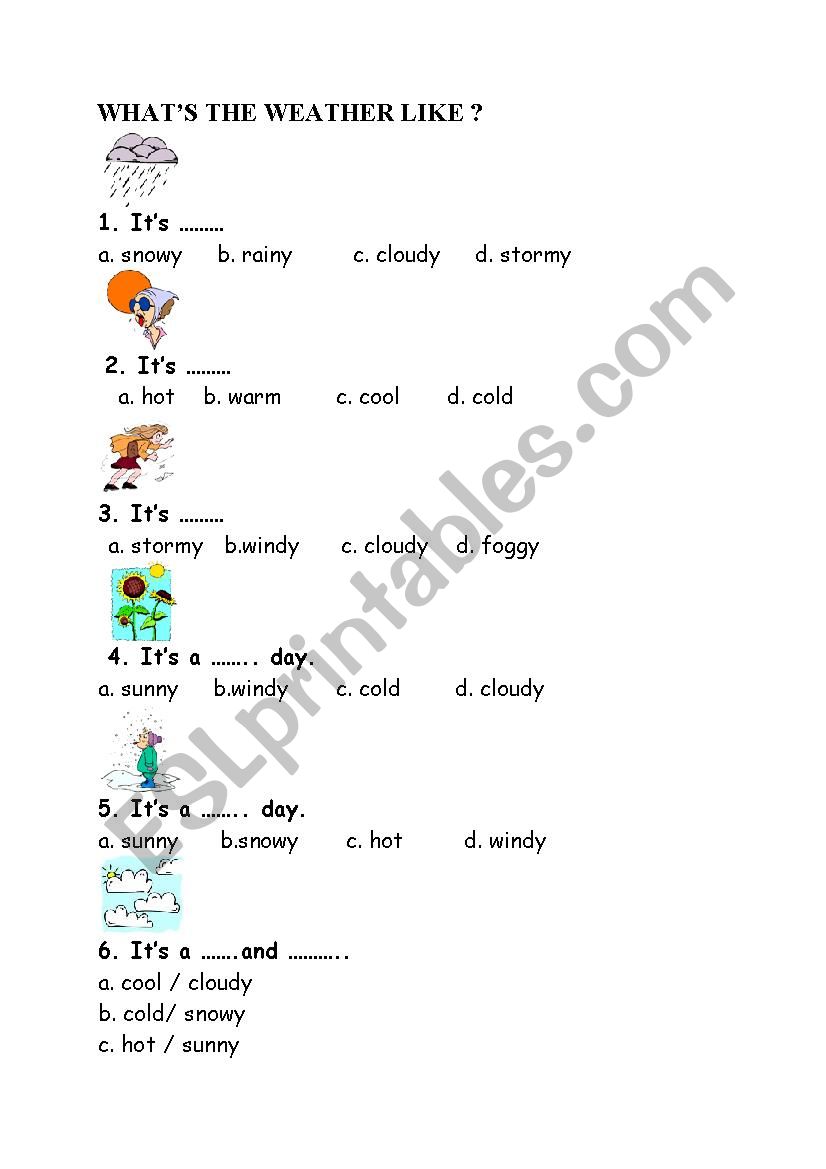 test worksheet
