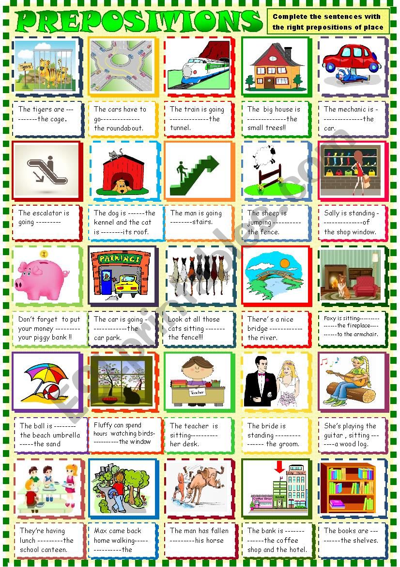 Prepositions, practice makes perfect
