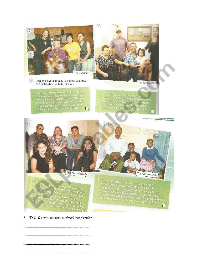 possessive Â´s worksheet