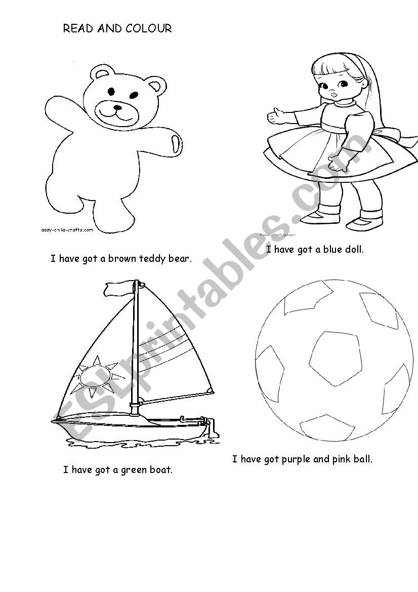 colouring worksheet