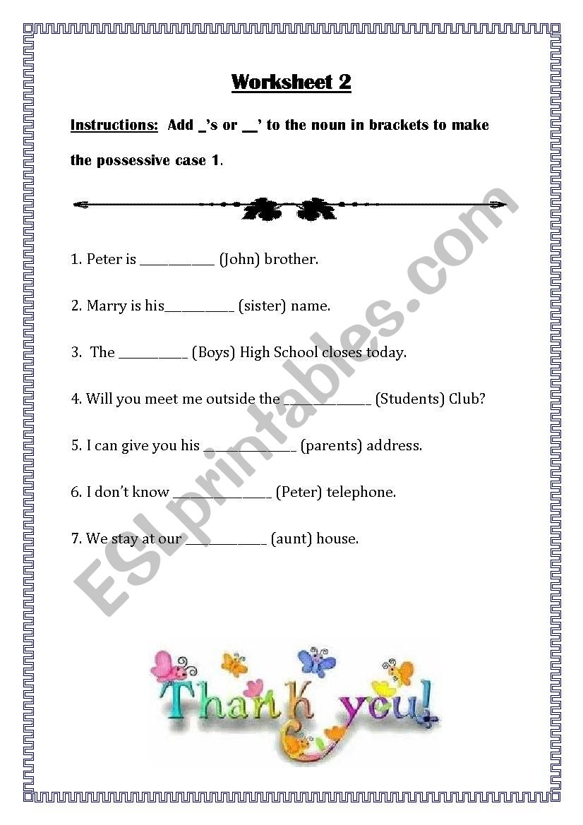 write a story worksheet