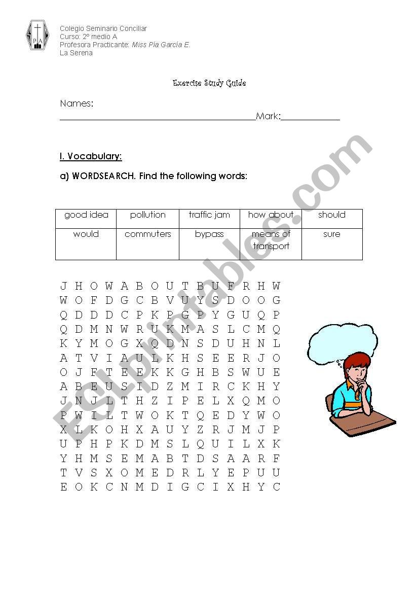 Making Suggestions worksheet