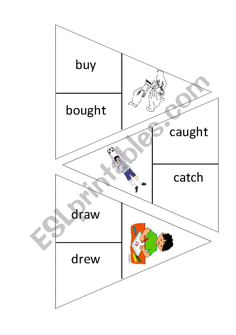 Irregular Past Tense Verb Puzzle