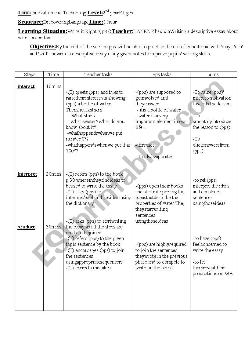 write it rigt worksheet