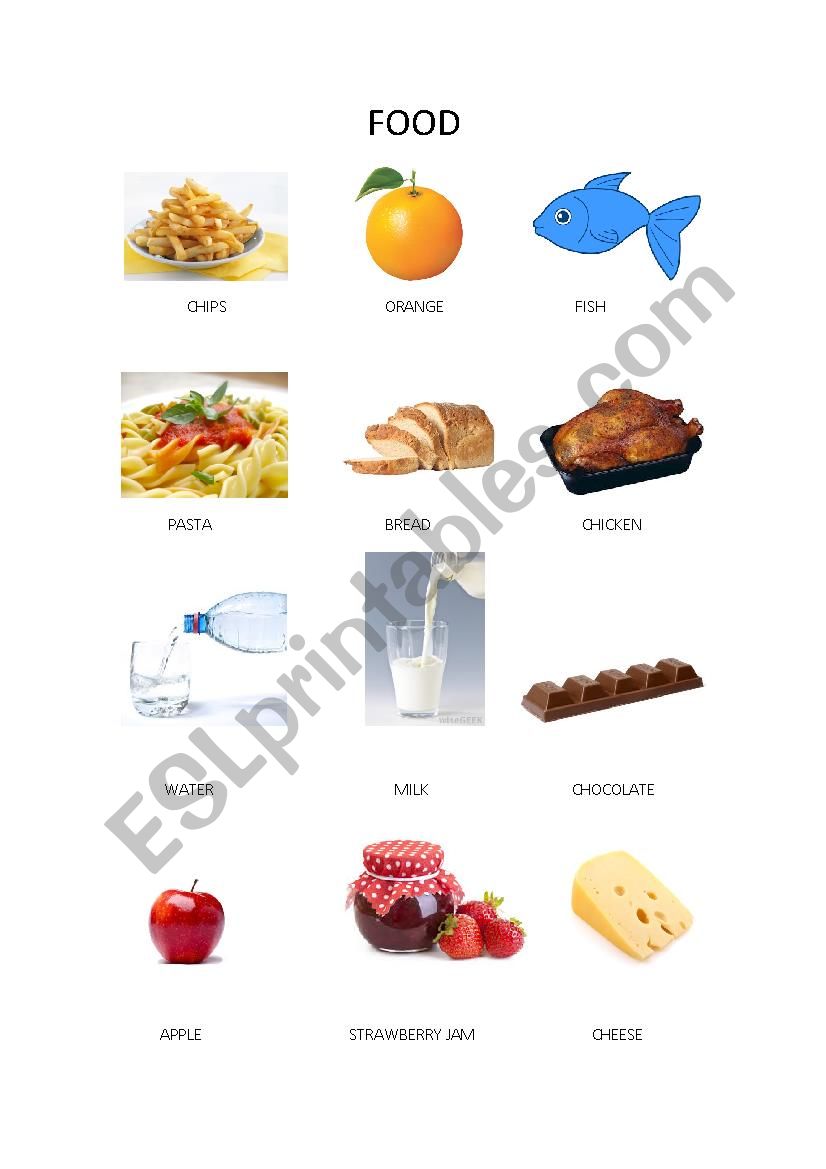 Some food and some related activities 