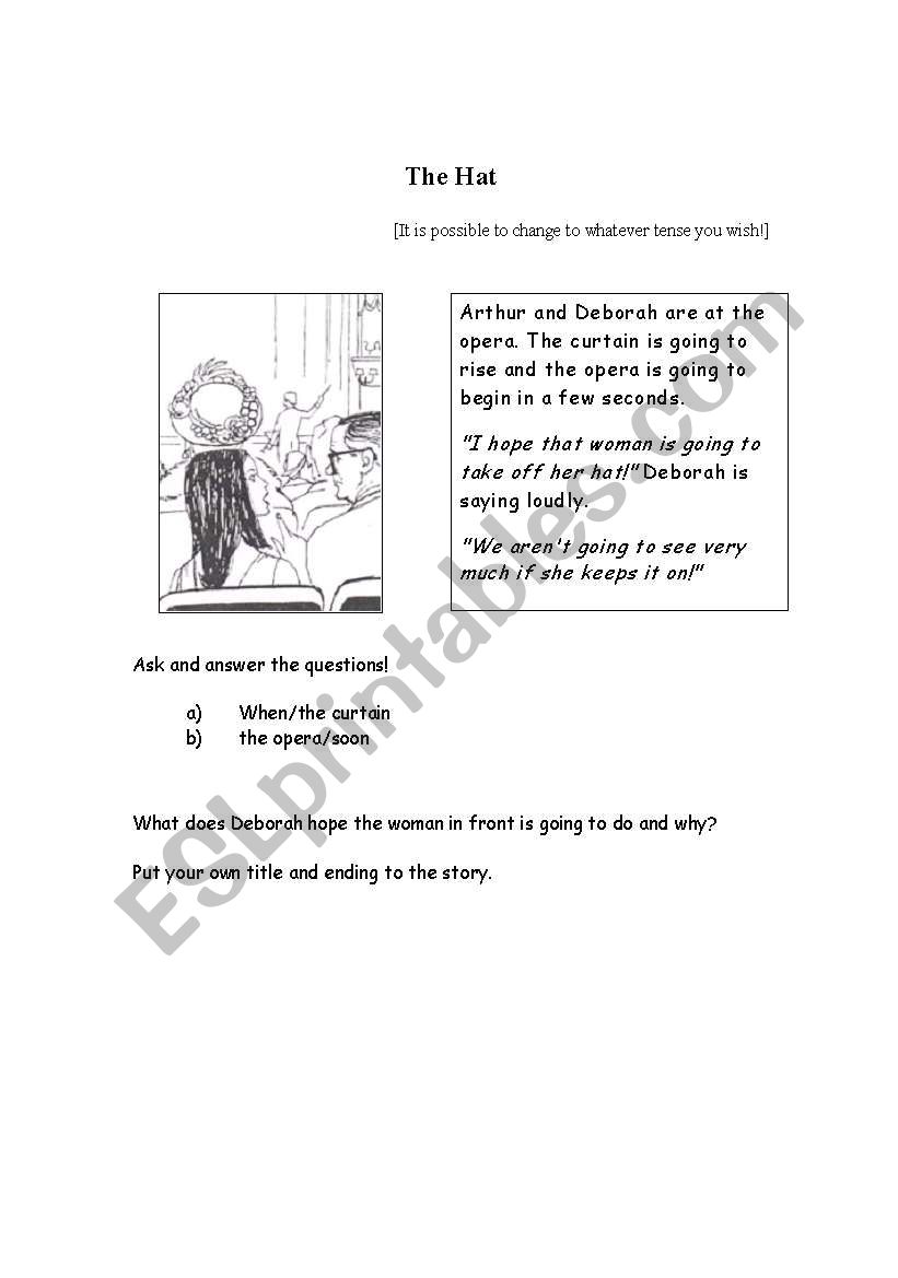 The Hat worksheet