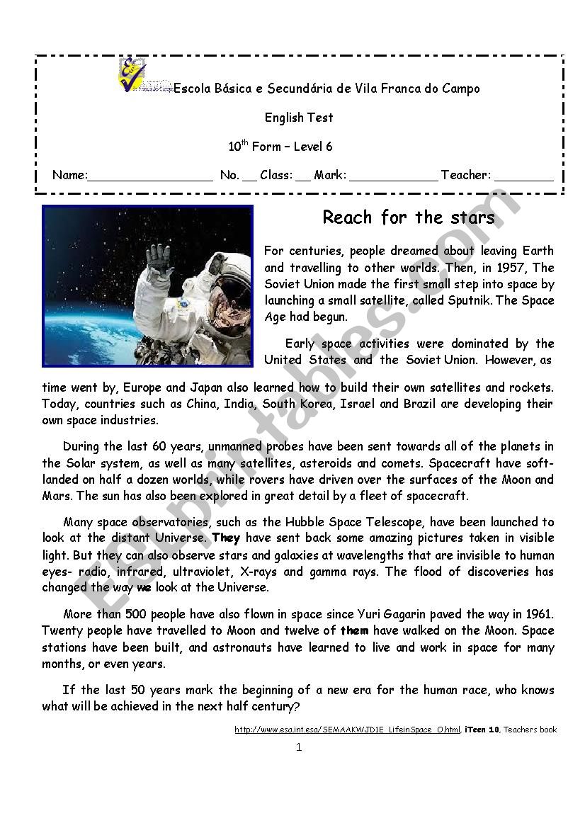 Outer space  - We have been there!