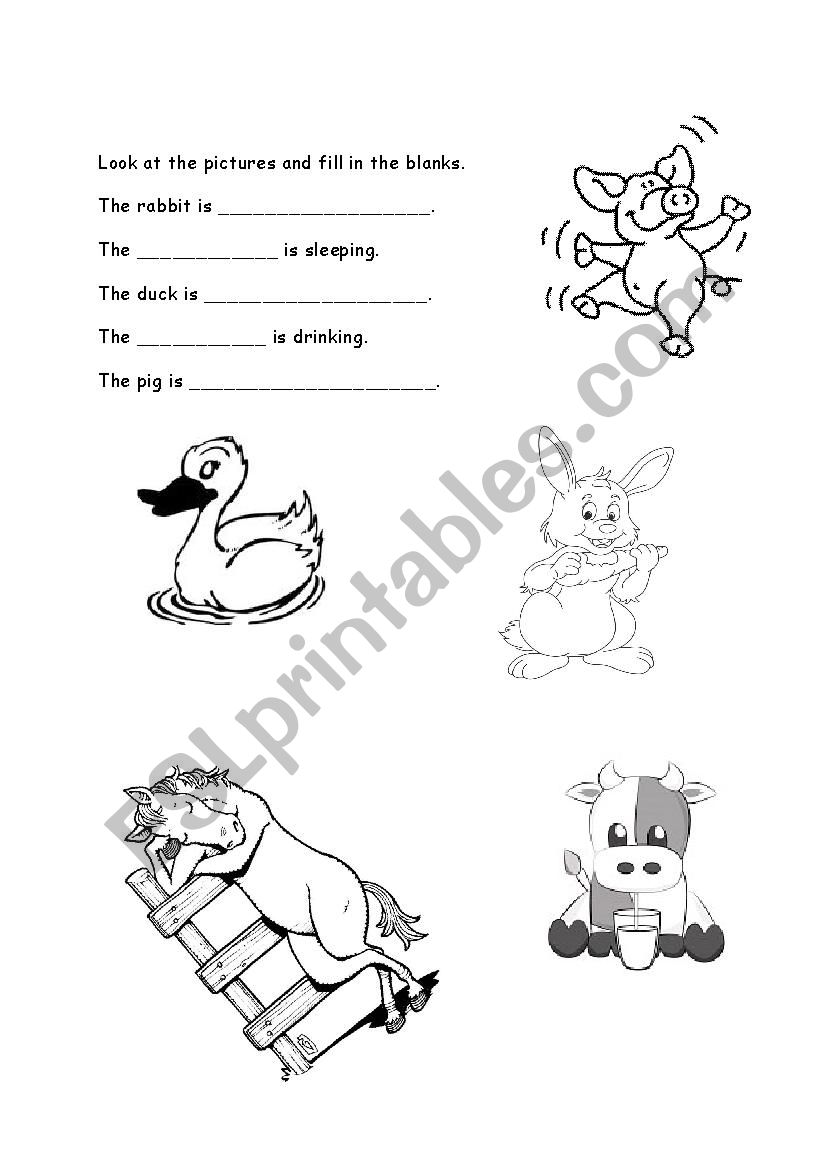 Farm Animals worksheet