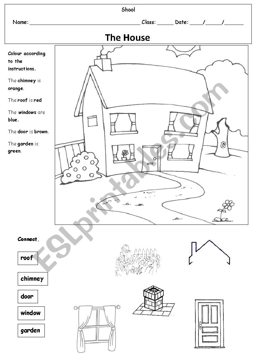 The house worksheet