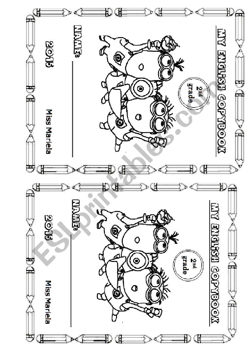 Cover worksheet