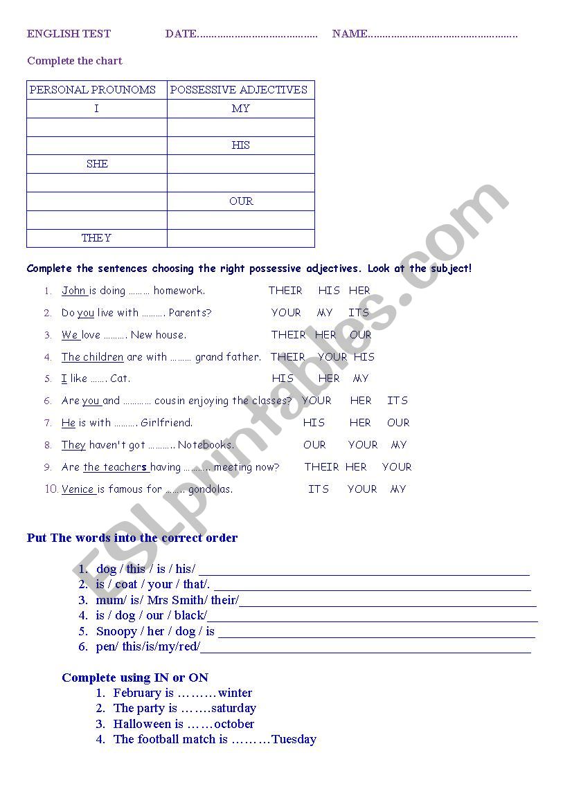 grammar exercise  worksheet