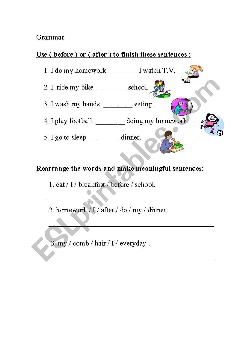 Adverbs worksheet