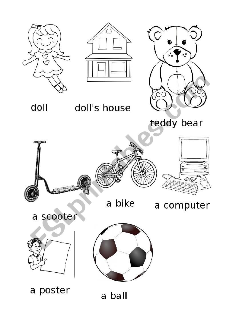 Read and learn - pictionary worksheet