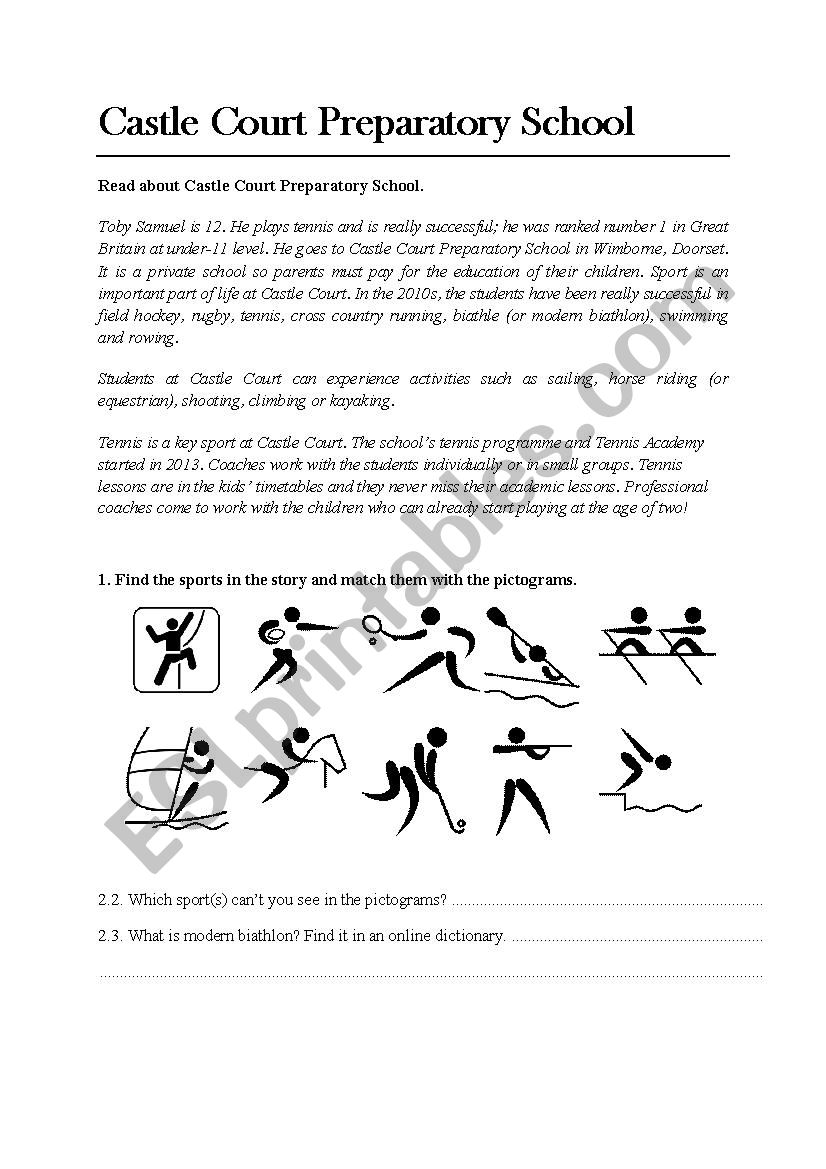 Castle Court Preparatory - Sports
