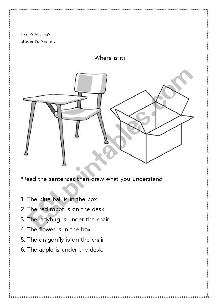 where is it? worksheet