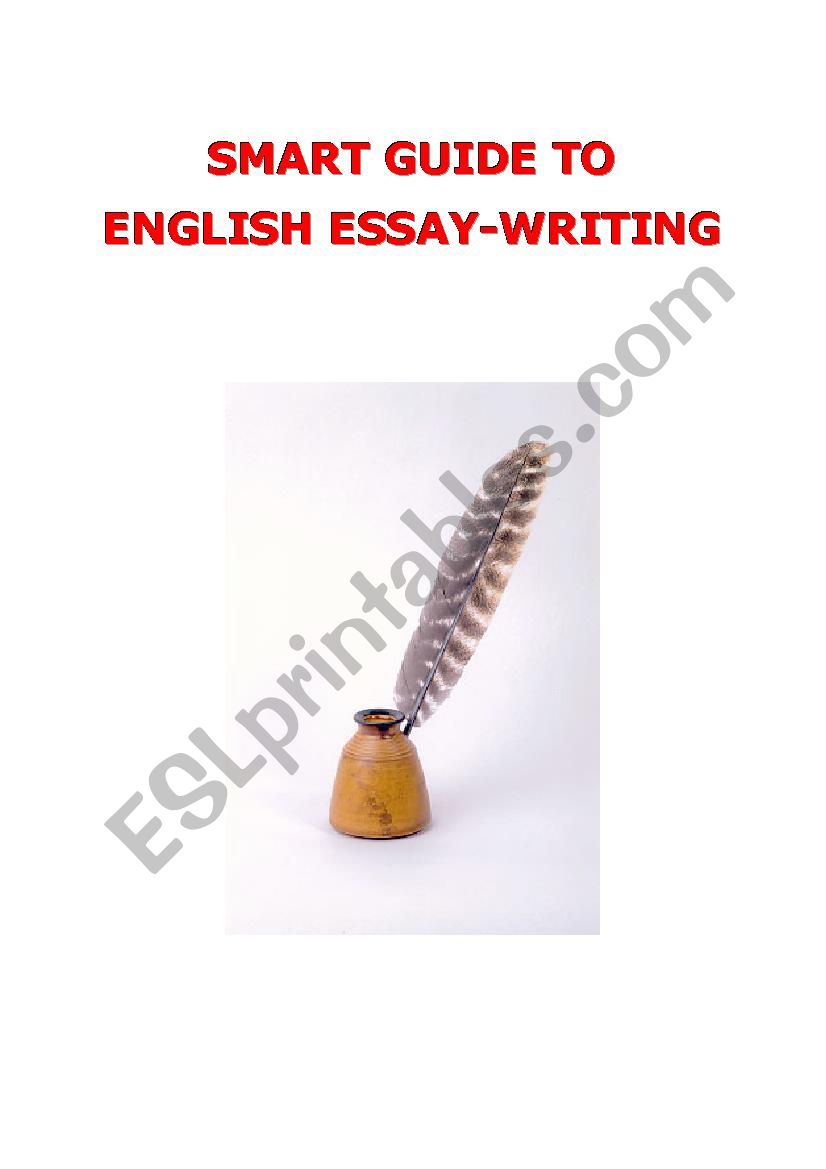 Guide to Essay Writing worksheet