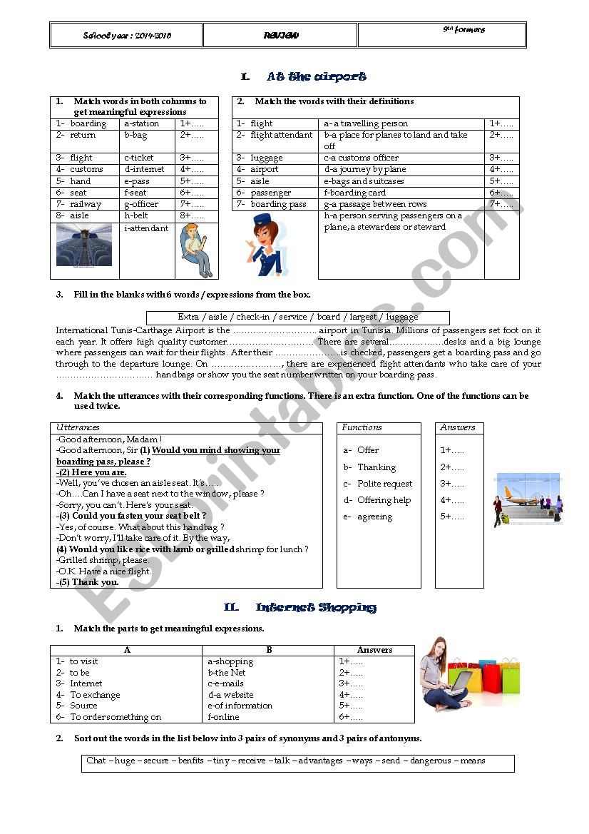 Review worksheet