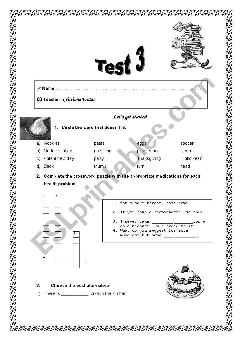 Test - Interchange Intro (units 9 - 12) version A