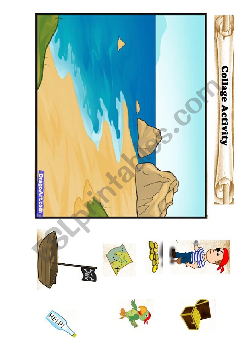 Collage activity worksheet