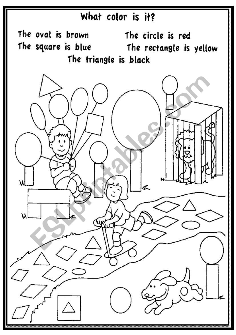 shapes worksheet