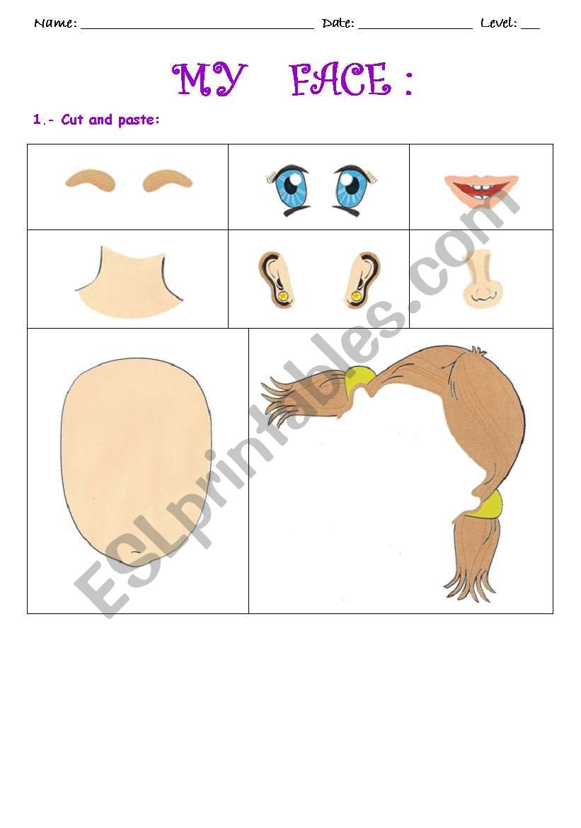 FACE worksheet