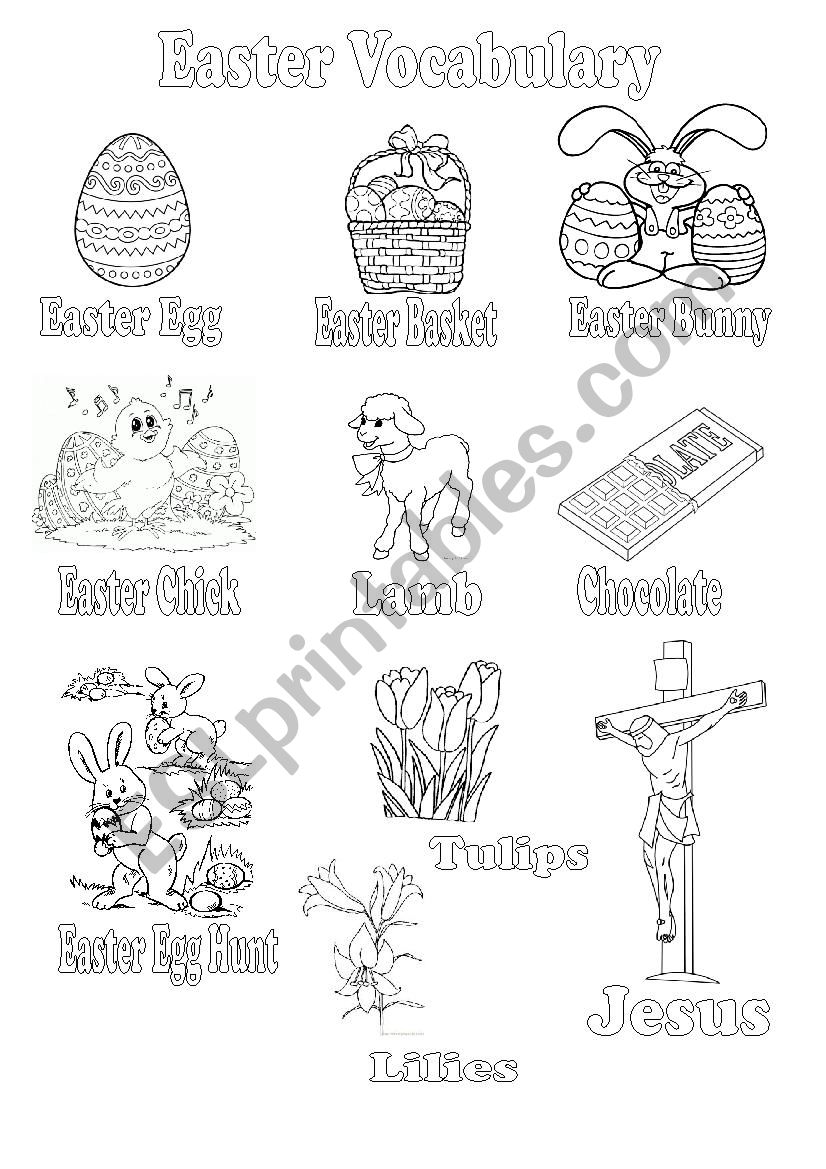 Easter worksheet