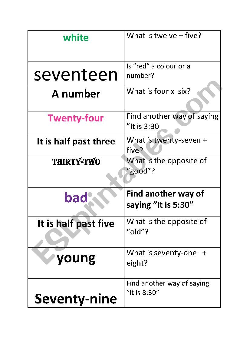 Domino - Grammar & Vocabulary 1 - 3 pages