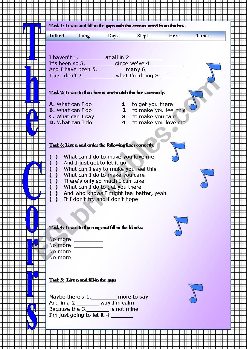 The Coors worksheet