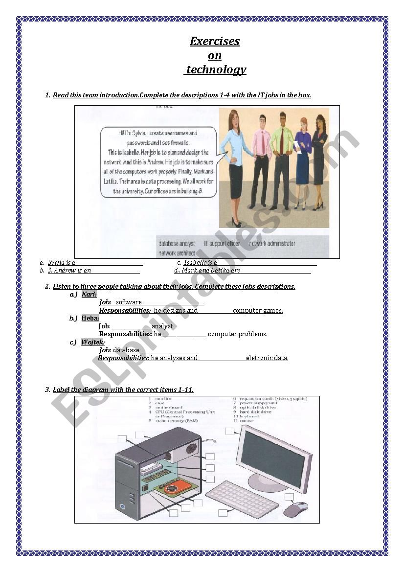 Technology / computers ICT - 2 Part 1