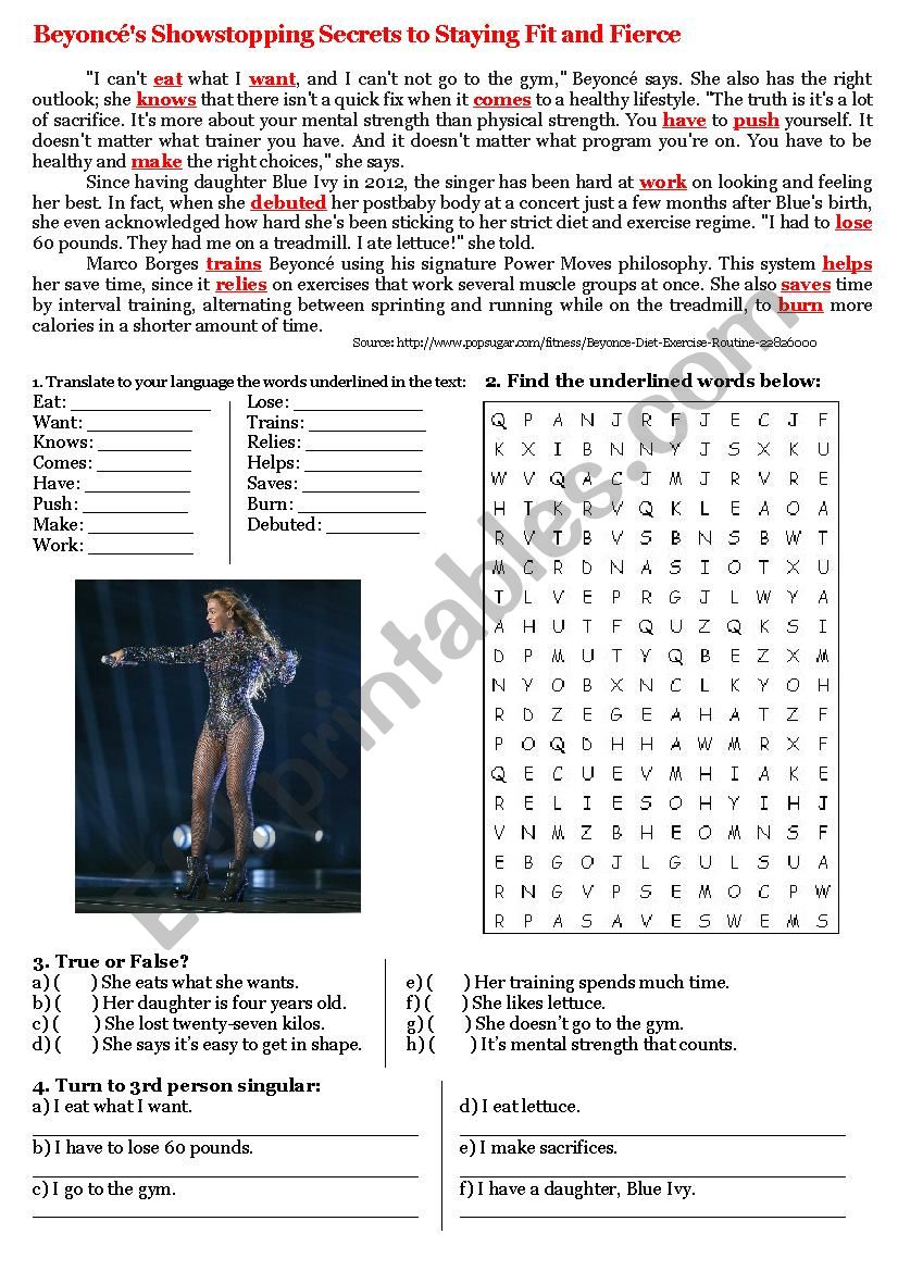 Beyoncé´s Showstopping Secrets to Staying Fit and Fierce