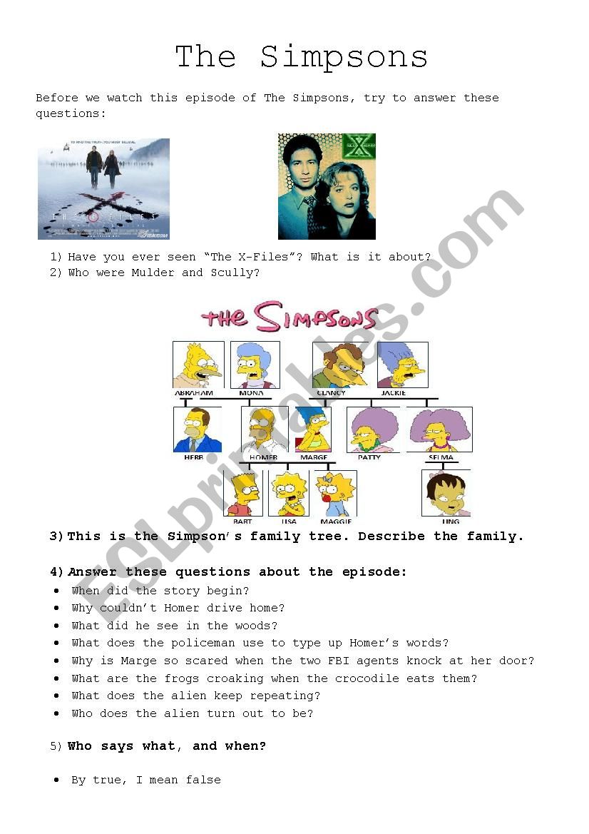 The Simpsons: The Springfield Files