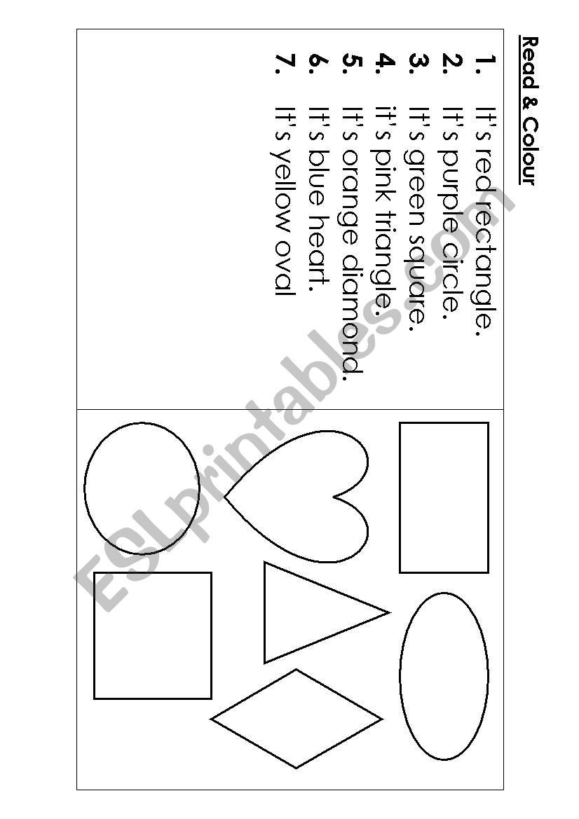 colour the shapes worksheet