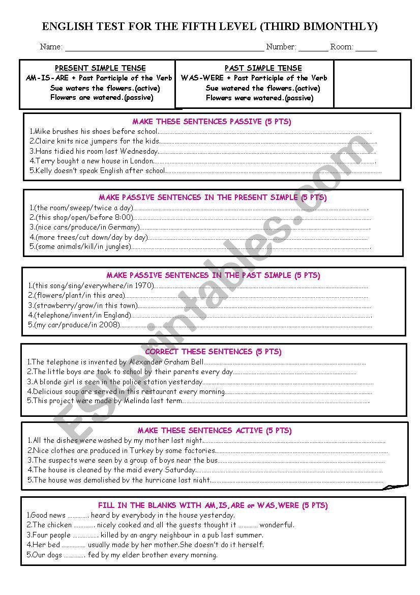 simple past vs present worksheet