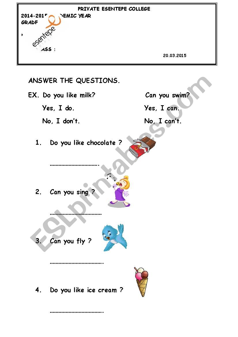 animals and their actions worksheet