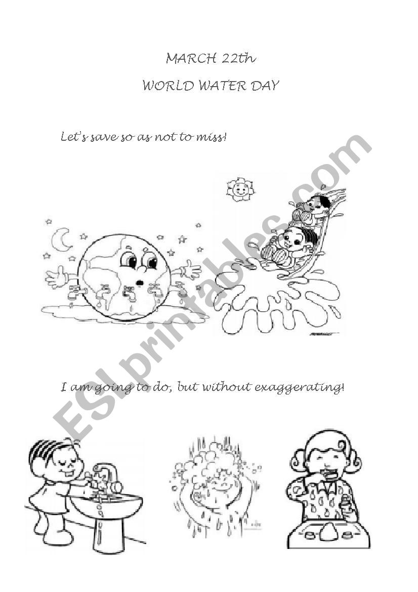 WATER worksheet