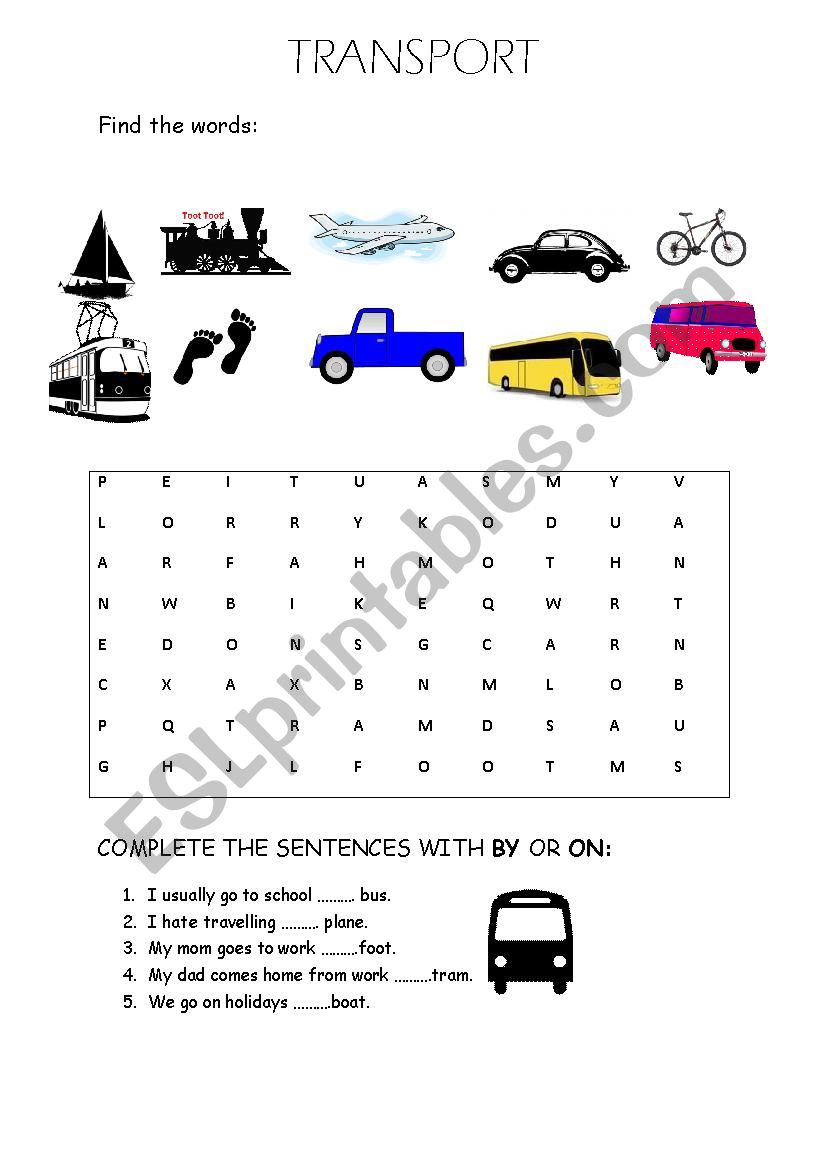 Transport worksheet